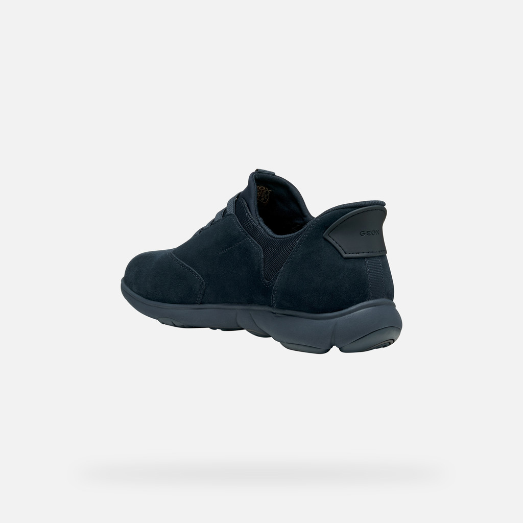 Laceless sneakers NEBULA 2.0 PLUS MAN Navy - image number 3 | GEOX