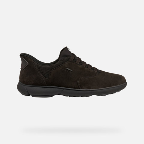 Slip in sneakers NEBULA 2.0 PLUS MAN Dark Brown - image number 1 | GEOX