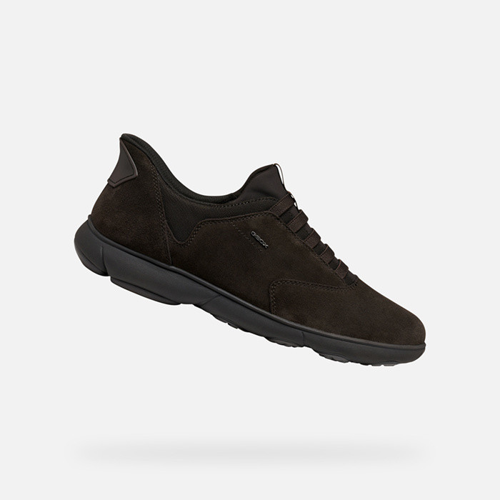 Baskets sans lacets NEBULA 2.0 PLUS HOMME Marron foncé | GEOX