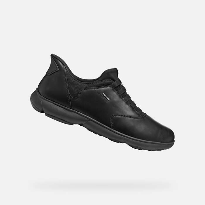Laceless sneakers NEBULA 2.0 PLUS MAN Black | GEOX