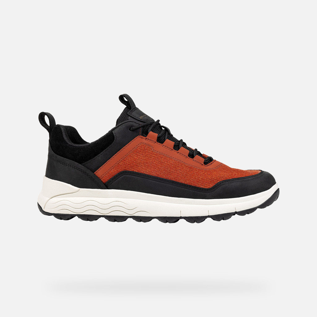 Low top sneakers SPHERICA 4X4 MAN Dark Orange/Black - image number 1 | GEOX