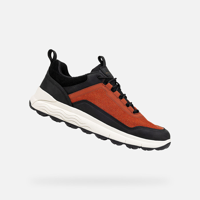 Low top sneakers SPHERICA 4X4 MAN Dark Orange/Black | GEOX