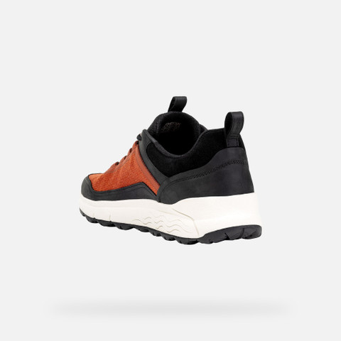 Low top sneakers SPHERICA 4X4 MAN Dark Orange/Black - image number 3 | GEOX
