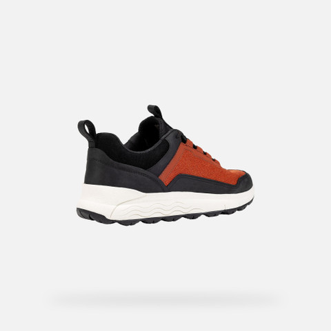 Low top sneakers SPHERICA 4X4 MAN Dark Orange/Black - image number 4 | GEOX
