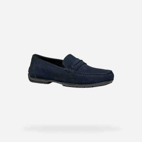 Suede loafers MONER W 2FIT MAN Navy - image number 2 | GEOX
