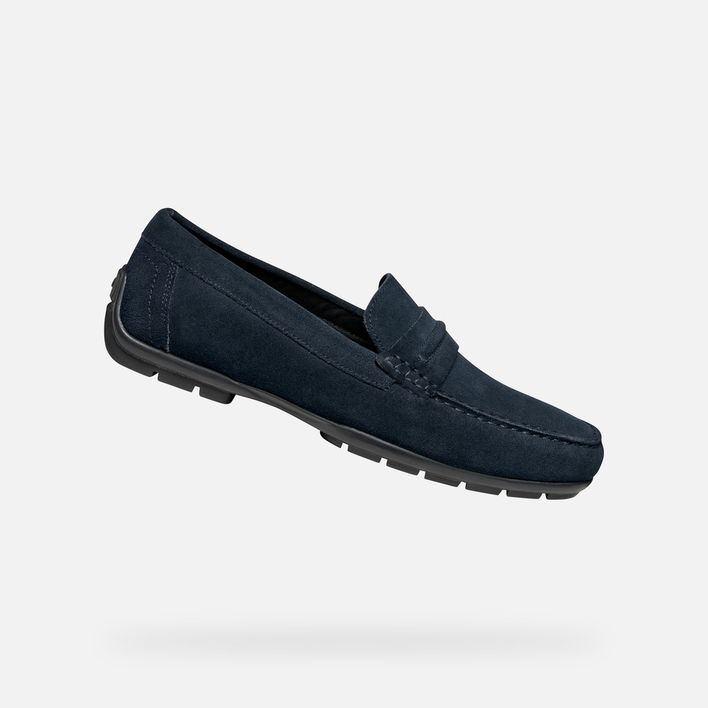 Suede loafers MONER W 2FIT MAN Navy - image number 0 | GEOX