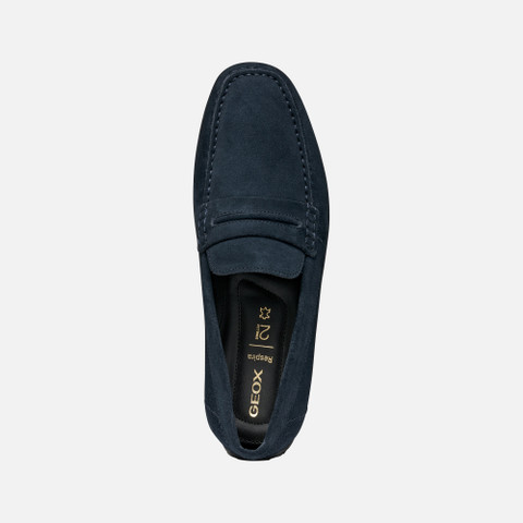 Suede loafers MONER W 2FIT MAN Navy - image number 5 | GEOX