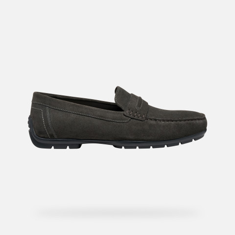 Suede loafers MONER W 2FIT MAN Mud - image number 1 | GEOX