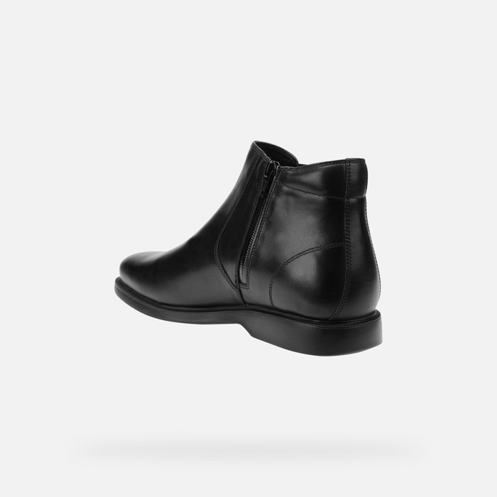 Træ mount Rang Geox® BRAYDEN 2FIT ABX: Men's Black Chelsea Boots | Geox®