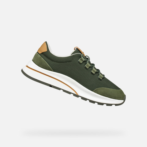 Niedrige Sneakers URBANGLIDER HERR Moosgr&uuml;n | GEOX