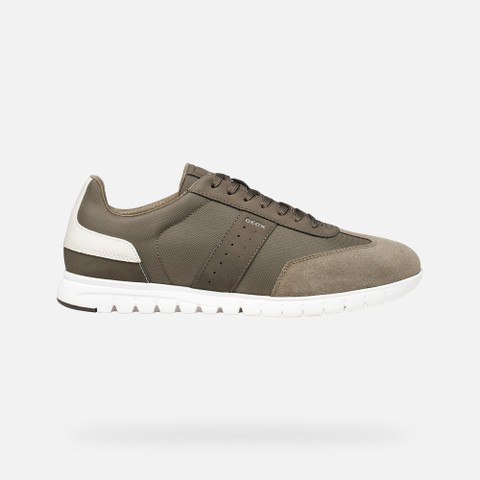Baskets basse FLEXTRIDE ZERO HOMME Taupe - image number 1 | GEOX