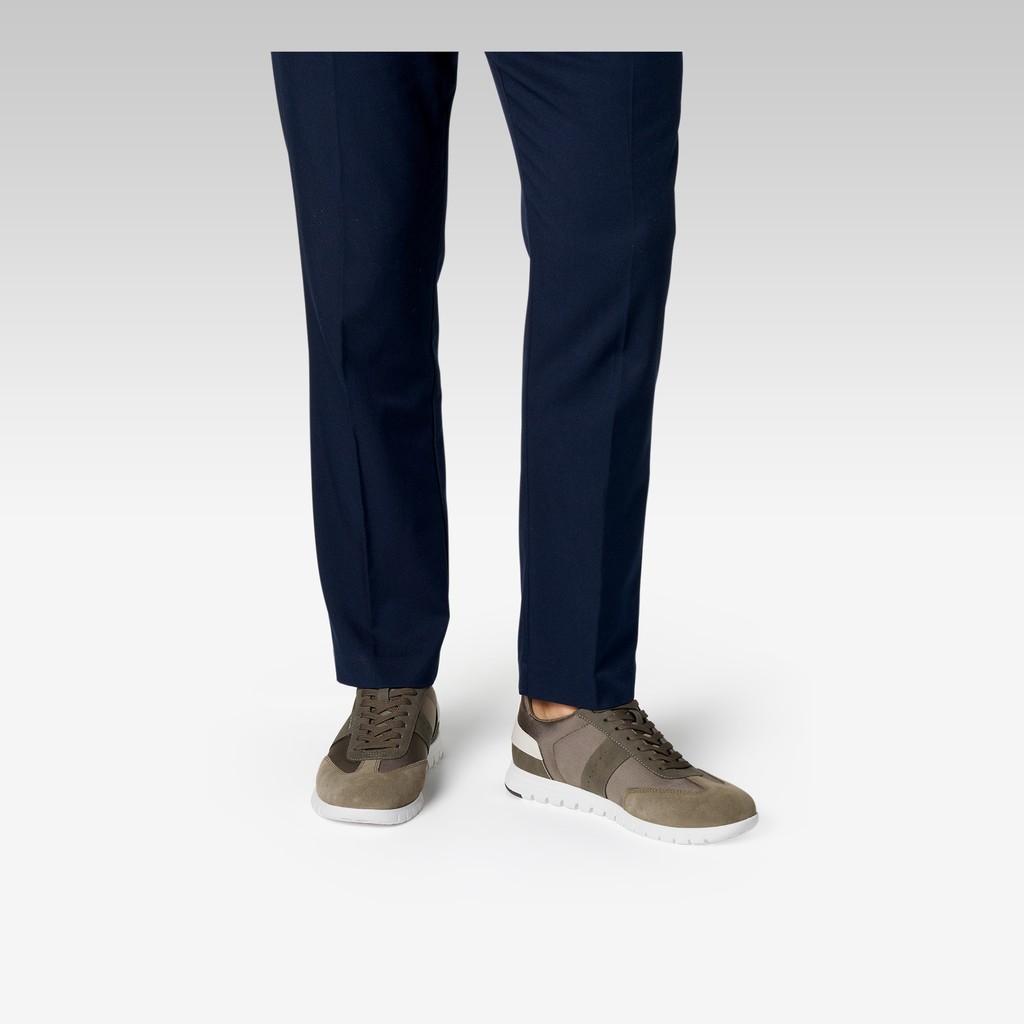 Sneakers basse FLEXTRIDE ZERO UOMO Taupe - image number 1 | GEOX