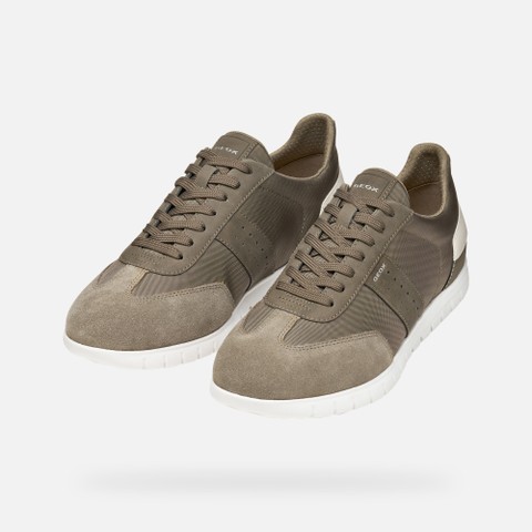Baskets basse FLEXTRIDE ZERO HOMME Taupe - image number 7 | GEOX