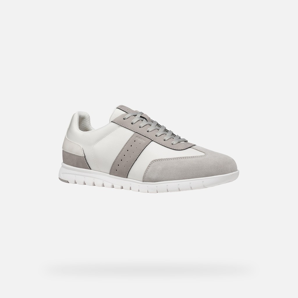 Low top sneakers FLEXTRIDE ZERO MAN White/Light Grey - image number 2 | GEOX