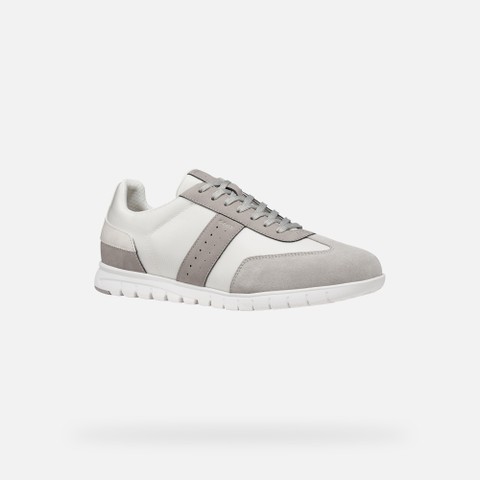 Low top sneakers FLEXTRIDE ZERO MAN White/Light Grey - image number 2 | GEOX