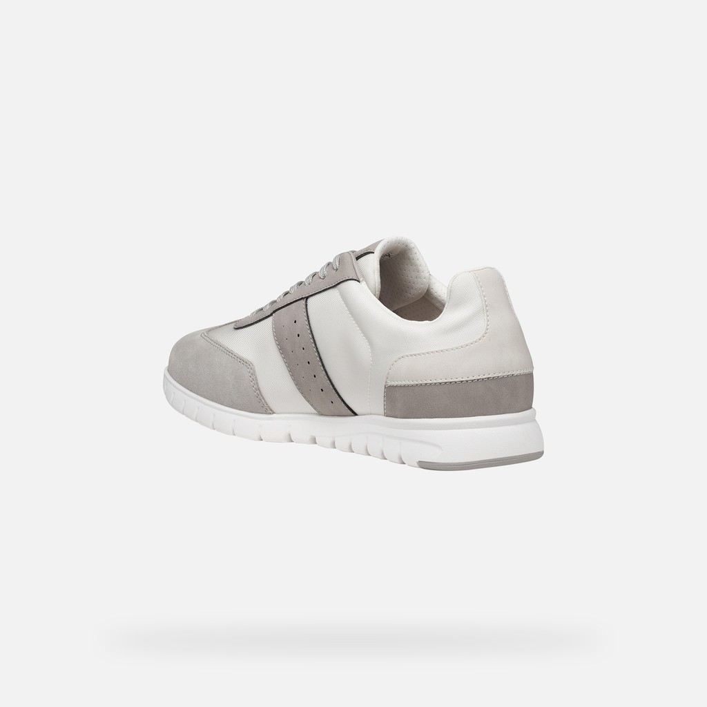 Low top sneakers FLEXTRIDE ZERO MAN White/Light Grey - image number 3 | GEOX
