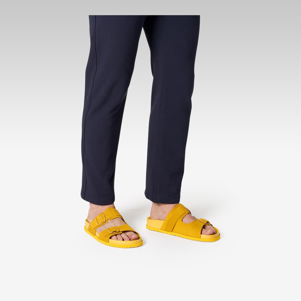 Slides shoes PARNAIBA MAN Yellow - image number 1 | GEOX