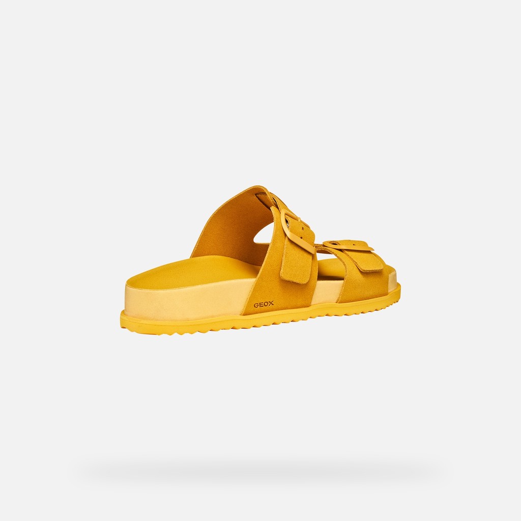 Slides shoes PARNAIBA MAN Yellow - image number 5 | GEOX