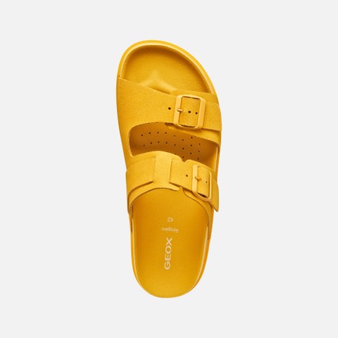Slides shoes PARNAIBA MAN Yellow - image number 6 | GEOX