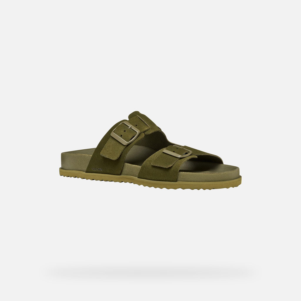 Mules PARNAIBA HOMME Vert militaire - image number 2 | GEOX