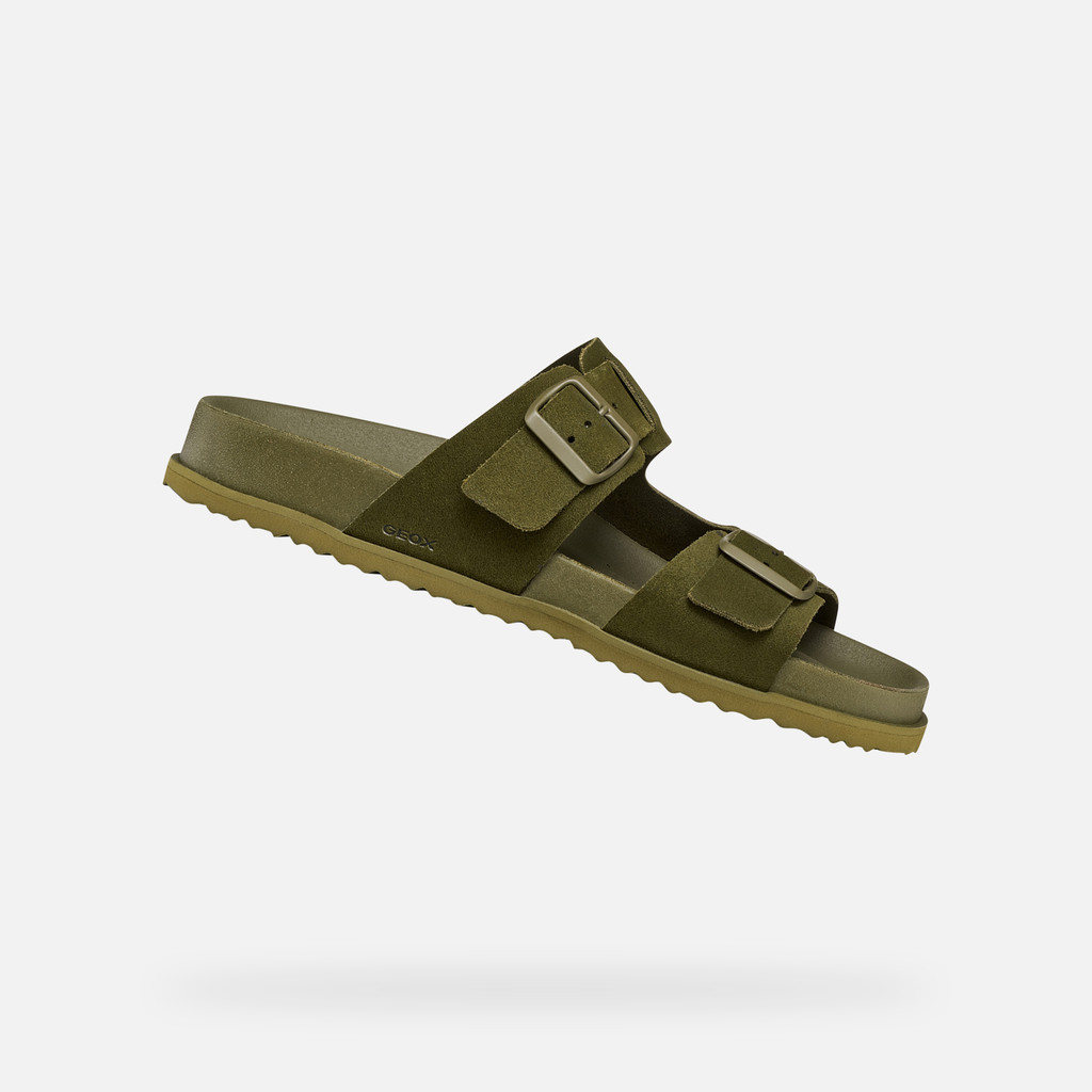 Mules PARNAIBA HOMME Vert militaire - image number 0 | GEOX
