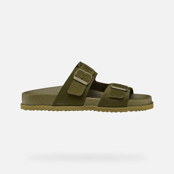 Mules PARNAIBA HOMME Vert militaire | GEOX