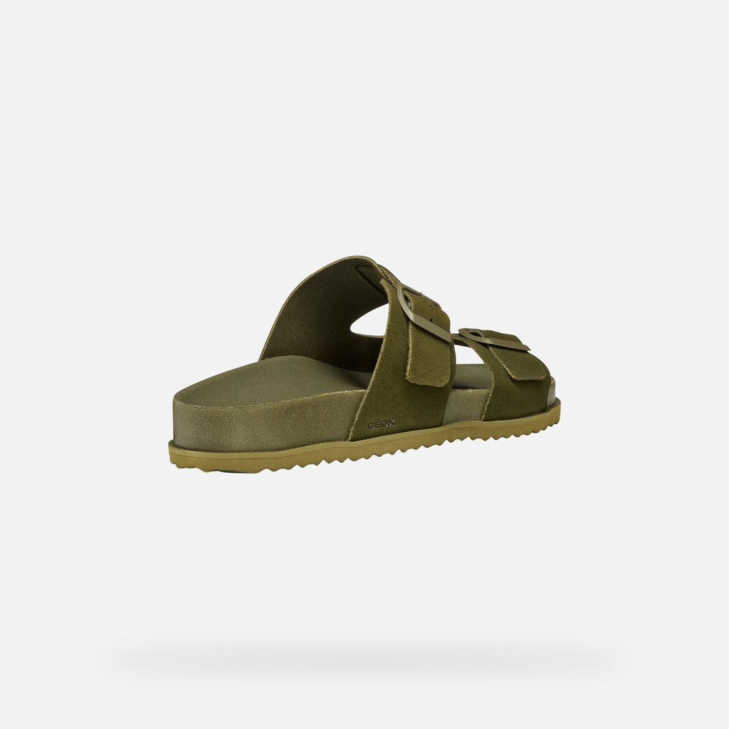 Mules PARNAIBA HOMME Vert militaire - image number 4 | GEOX