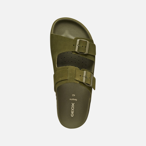 Mules PARNAIBA HOMME Vert militaire - image number 5 | GEOX