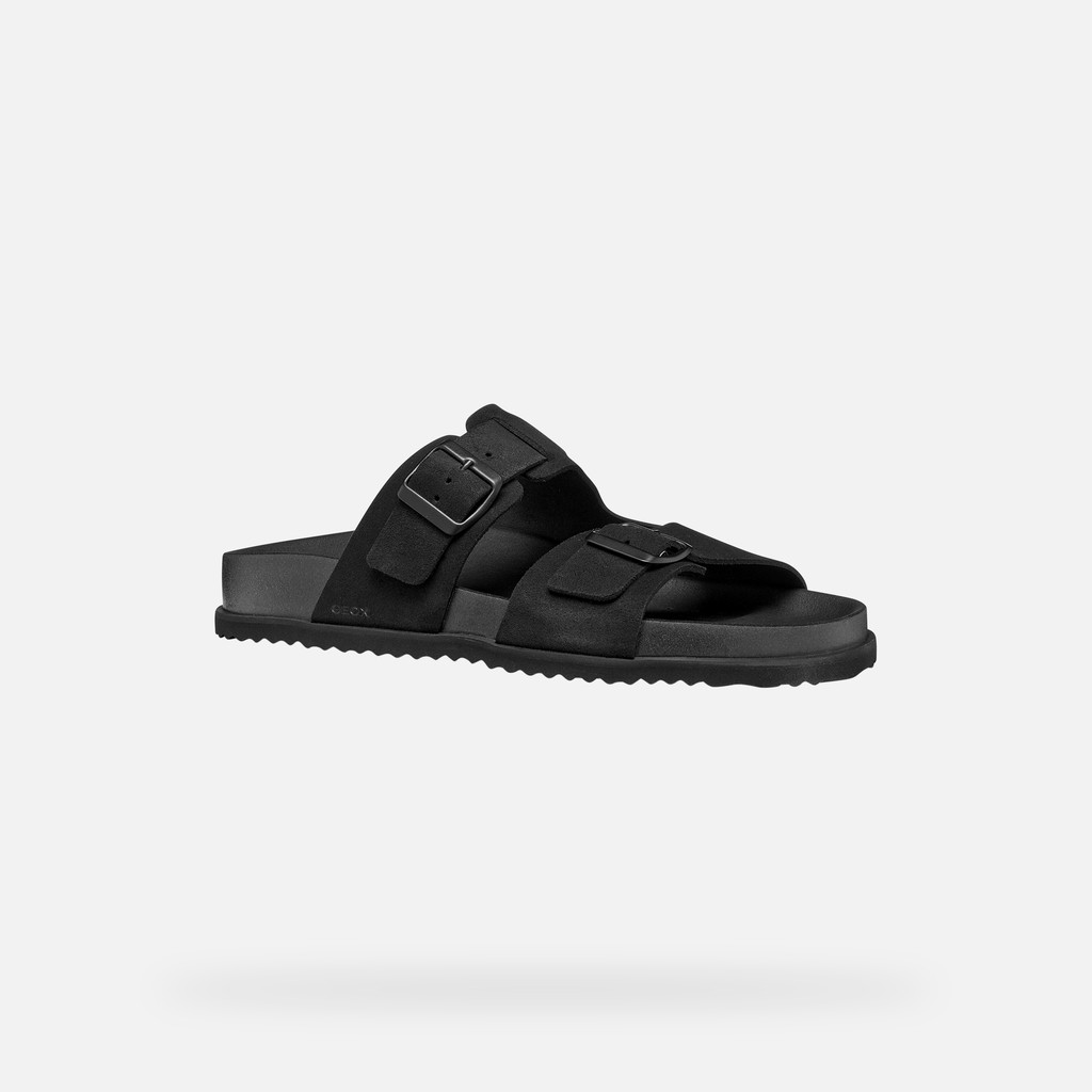 Slides shoes PARNAIBA MAN Black - image number 2 | GEOX