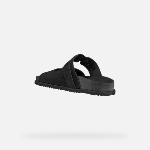 Slides shoes PARNAIBA MAN Black - image number 3 | GEOX