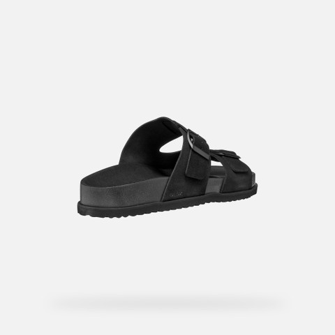 Slides shoes PARNAIBA MAN Black - image number 4 | GEOX