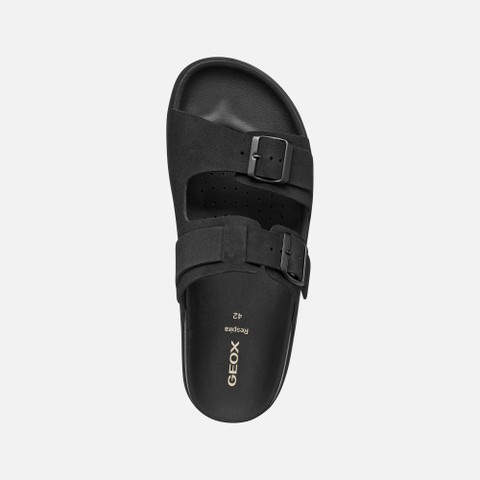 Slides shoes PARNAIBA MAN Black - image number 5 | GEOX