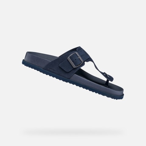Zehenstegsandalen PARNAIBA HERR Marineblau | GEOX