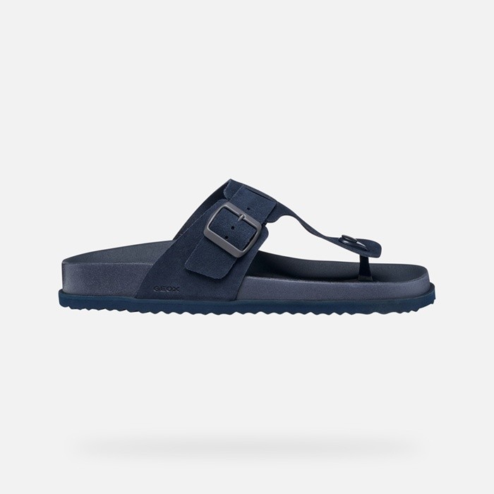 Zehenstegsandalen PARNAIBA HERR Marineblau | GEOX