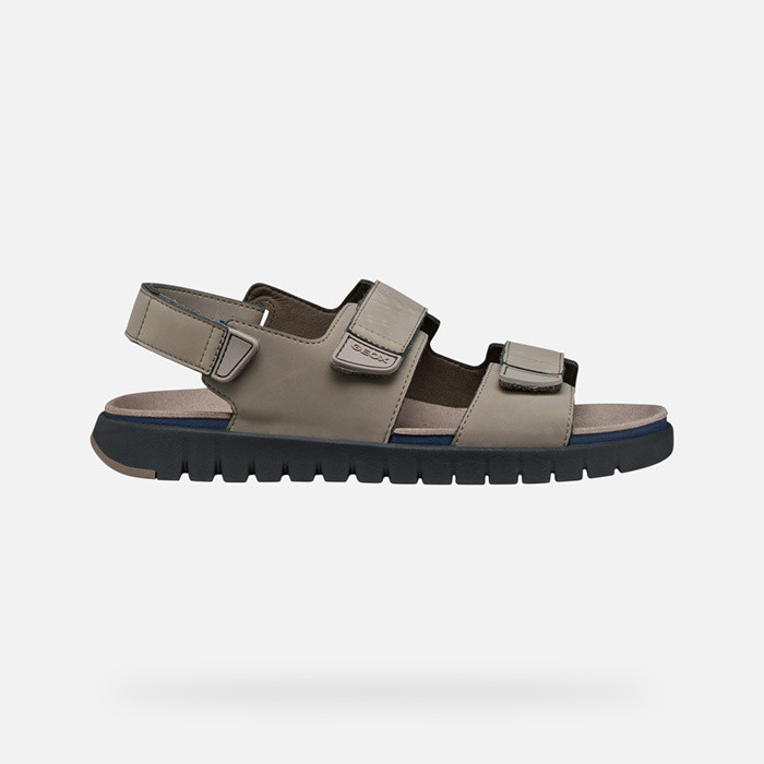 Sport sandals FLEXTRIDE S MAN Dove grey | GEOX