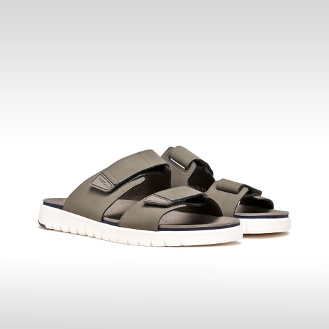 Slides shoes FLEXTRIDE S MAN Dove Gray - image number 2 | GEOX