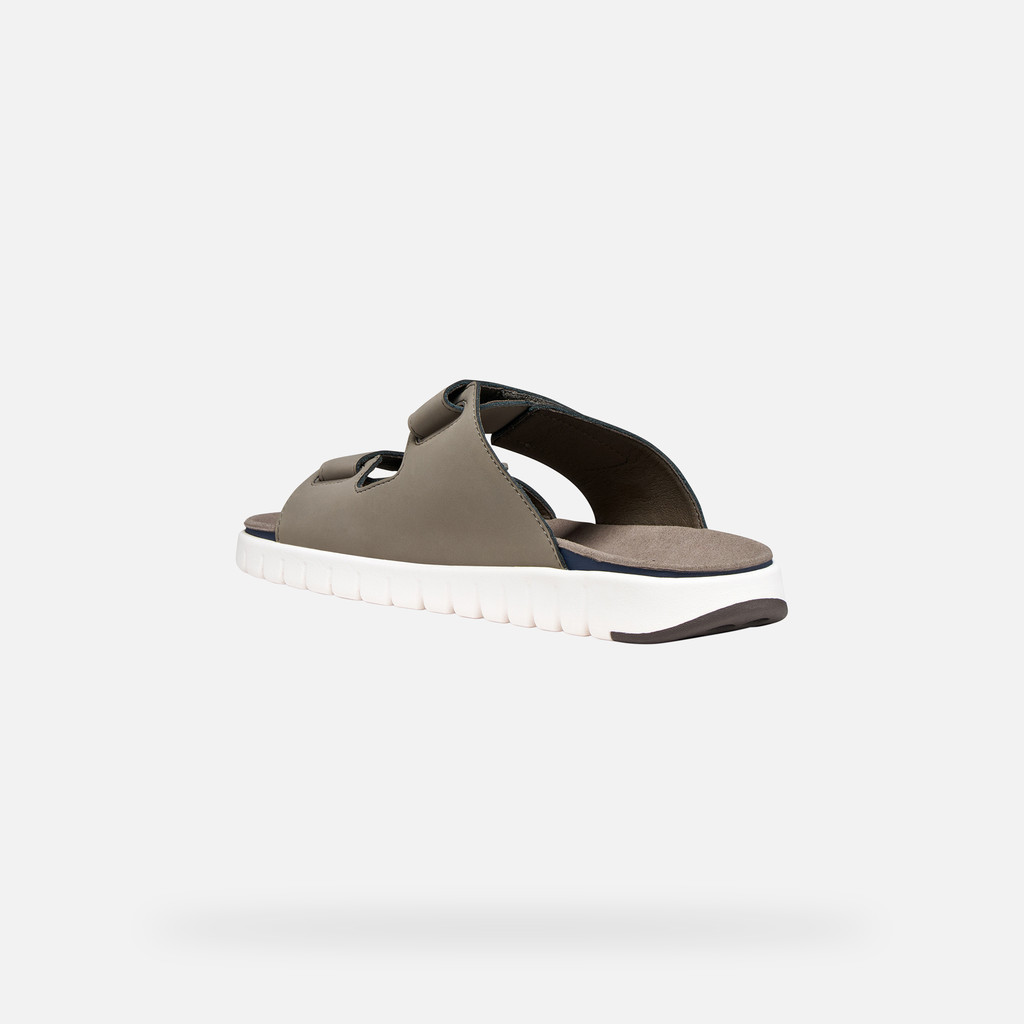 Slides shoes FLEXTRIDE S MAN Dove Gray - image number 3 | GEOX