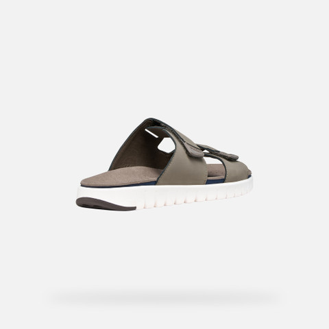 Slides shoes FLEXTRIDE S MAN Dove Gray - image number 4 | GEOX