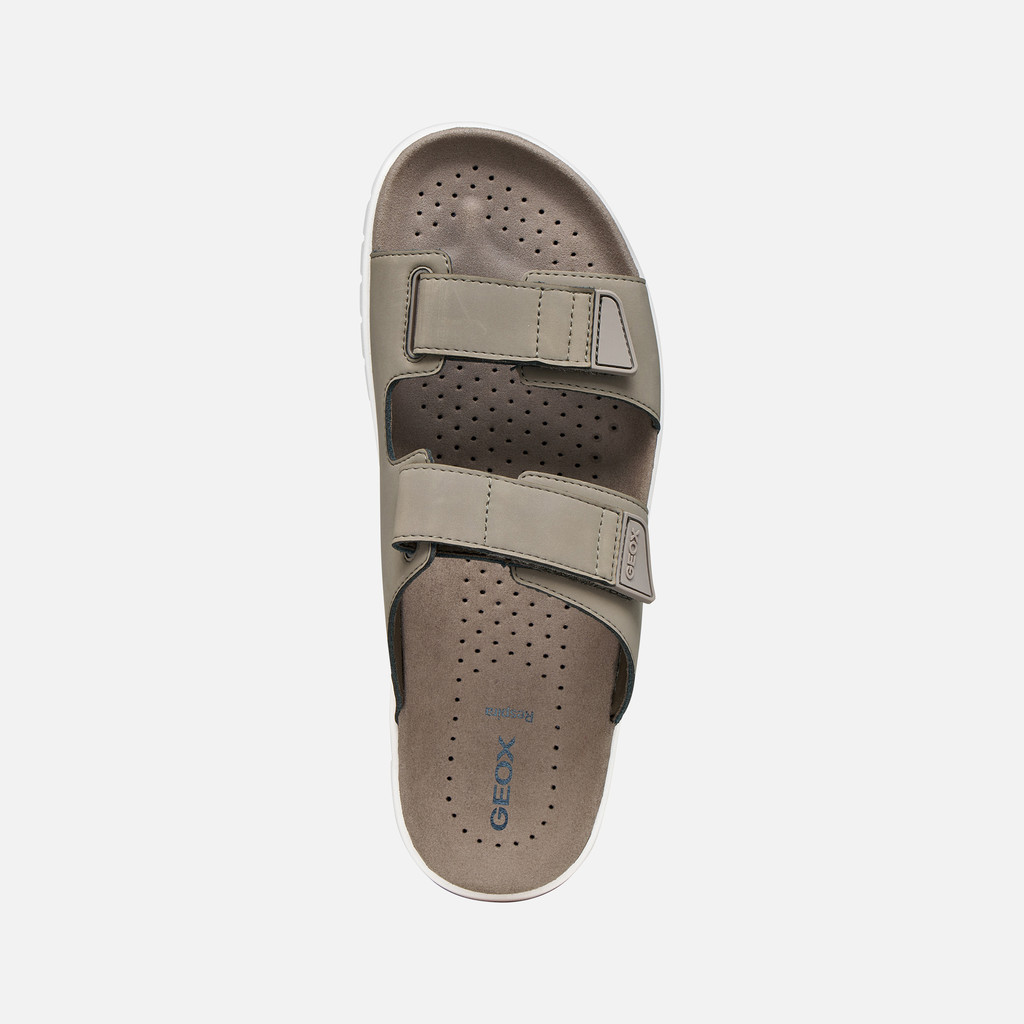 Slides shoes FLEXTRIDE S MAN Dove Gray - image number 5 | GEOX