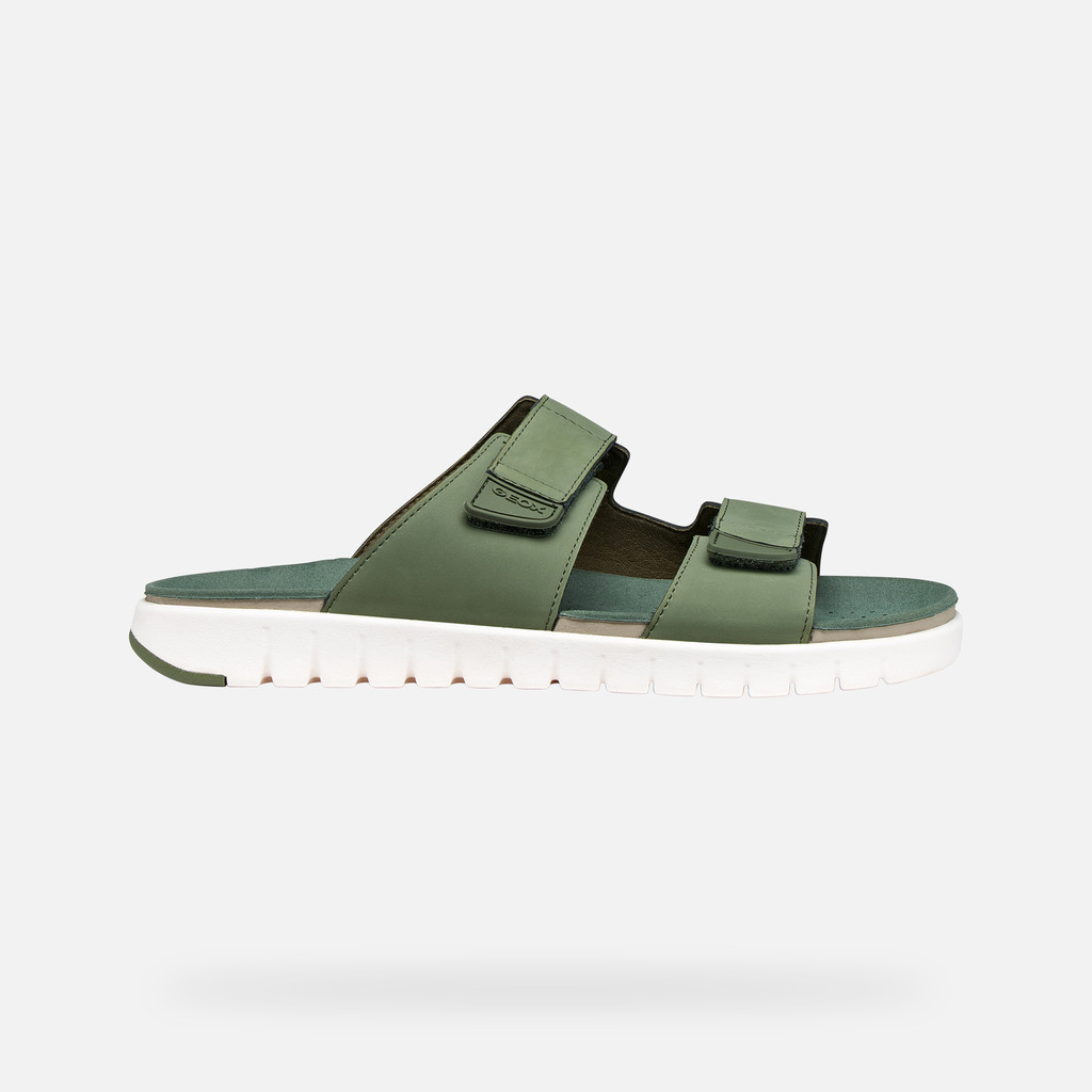 Mules FLEXTRIDE S HOMME Vert mousse - image number 1 | GEOX