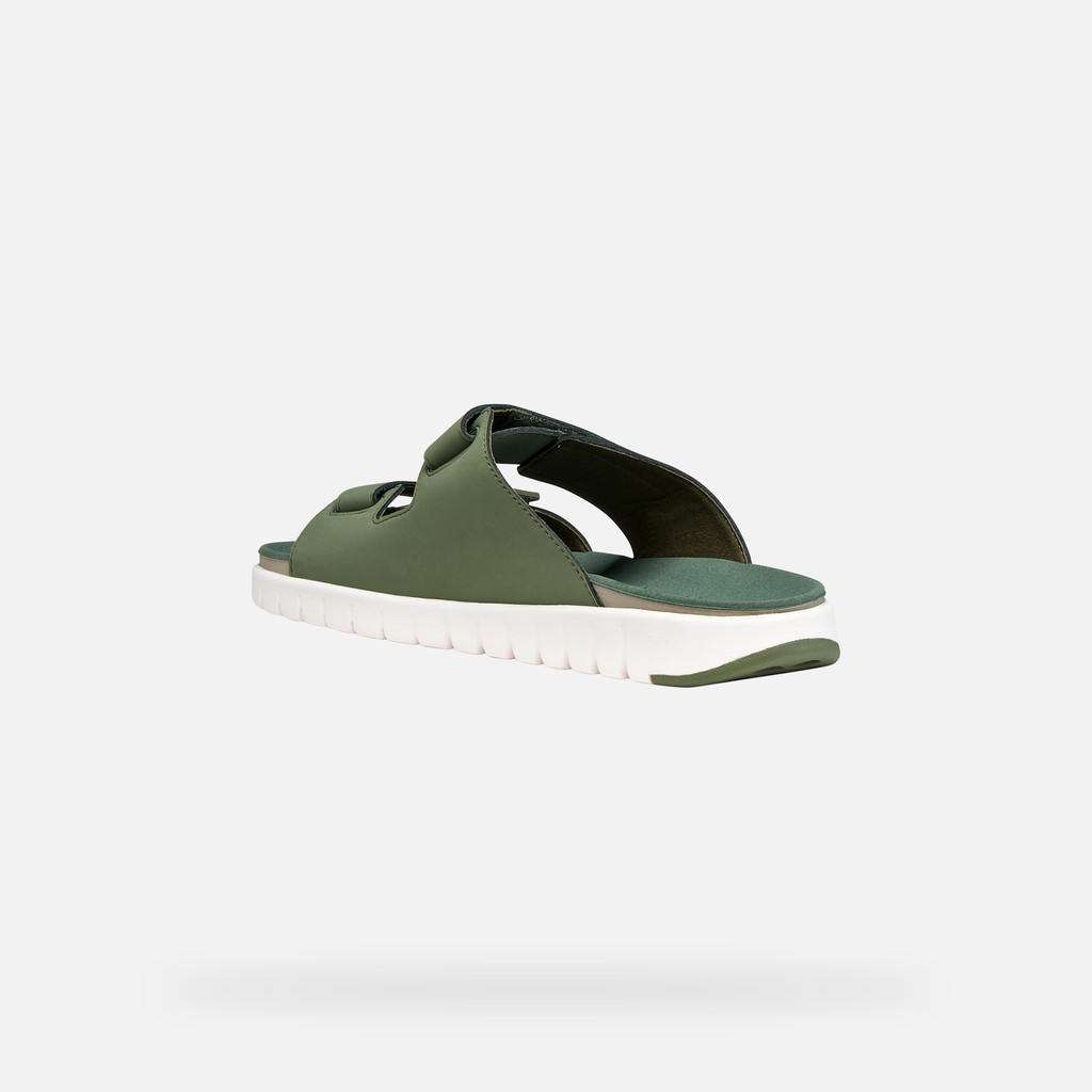 Mules FLEXTRIDE S HOMME Vert mousse - image number 3 | GEOX