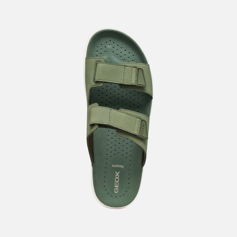 Mules FLEXTRIDE S HOMME Vert mousse - image number 5 | GEOX