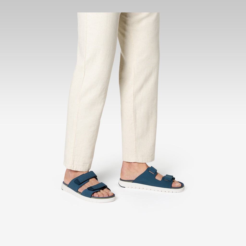 Slides shoes FLEXTRIDE S MAN Navy - image number 1 | GEOX