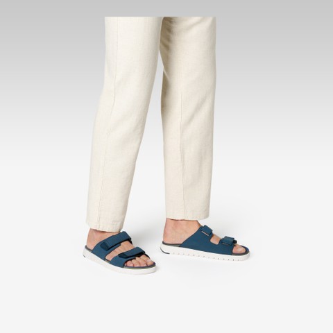 Slides shoes FLEXTRIDE S MAN Navy - image number 1 | GEOX