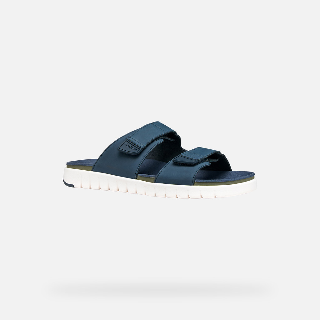 Slides shoes FLEXTRIDE S MAN Navy - image number 2 | GEOX