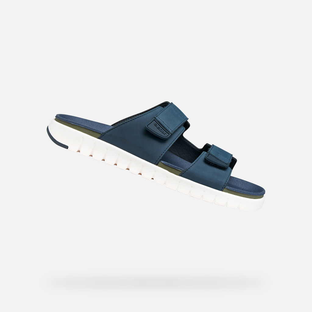 Slides shoes FLEXTRIDE S MAN Navy - image number 0 | GEOX