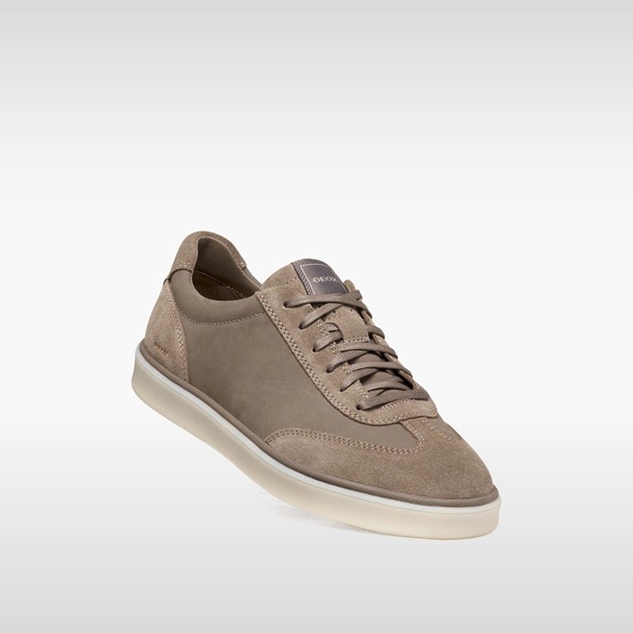Leather sneakers SPHERICA ACTIF X4 MAN Dove Gray | GEOX