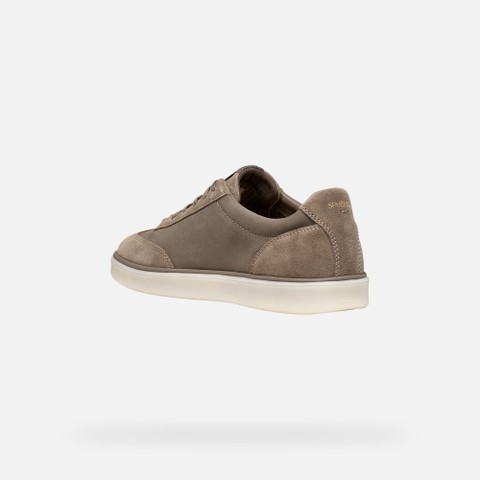 Leather sneakers SPHERICA ACTIF X4 MAN Dove Gray - image number 3 | GEOX