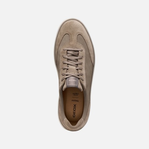 Leather sneakers SPHERICA ACTIF X4 MAN Dove Gray - image number 5 | GEOX