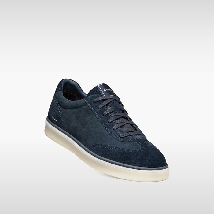 Leather sneakers SPHERICA ACTIF X4 MAN Navy | GEOX